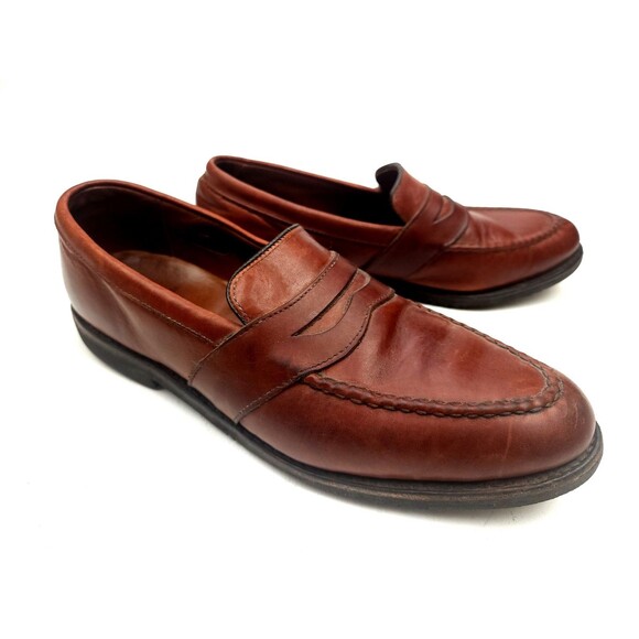 Allen Edmonds Fairmont Brown Penny Loafer Size 10.5 D Dress Shoes Leather
